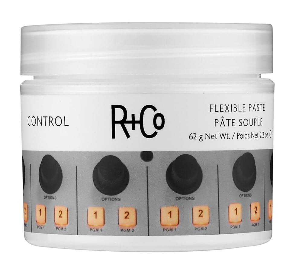 R+Co Control Flexible Paste | Strong Hold + Natural Finish| Vegan + Cruelty-Free | 2.2 Oz | Amazon (US)