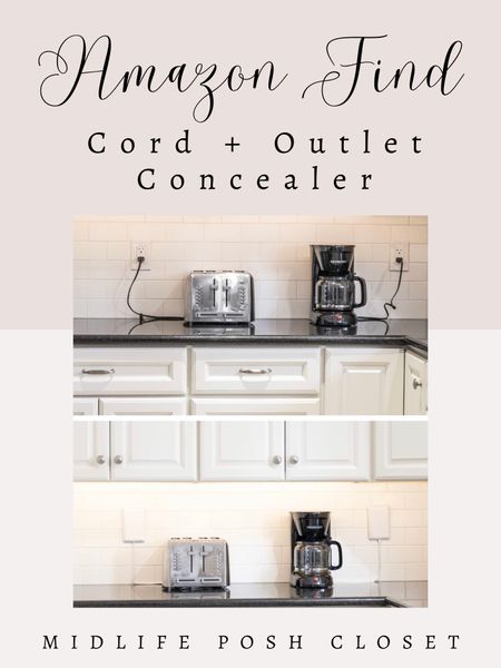 AMAZON FIND! Cord & Outlet concealer keeps your countertops looking tidy & neat  

#LTKfindsunder50 #LTKSeasonal #LTKhome
