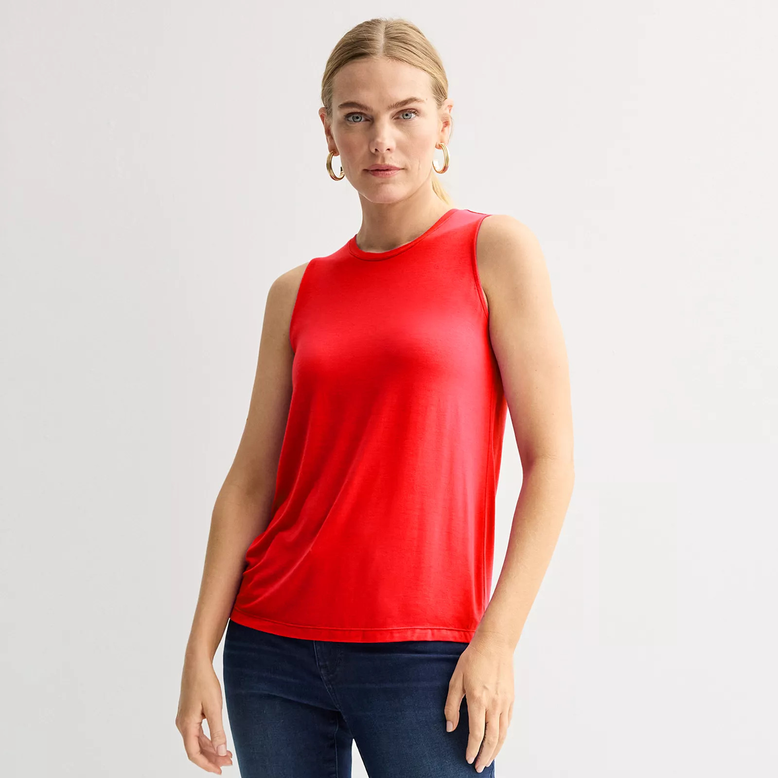 Nine West Essential Easy High-Neck Tank Top | Kohl's