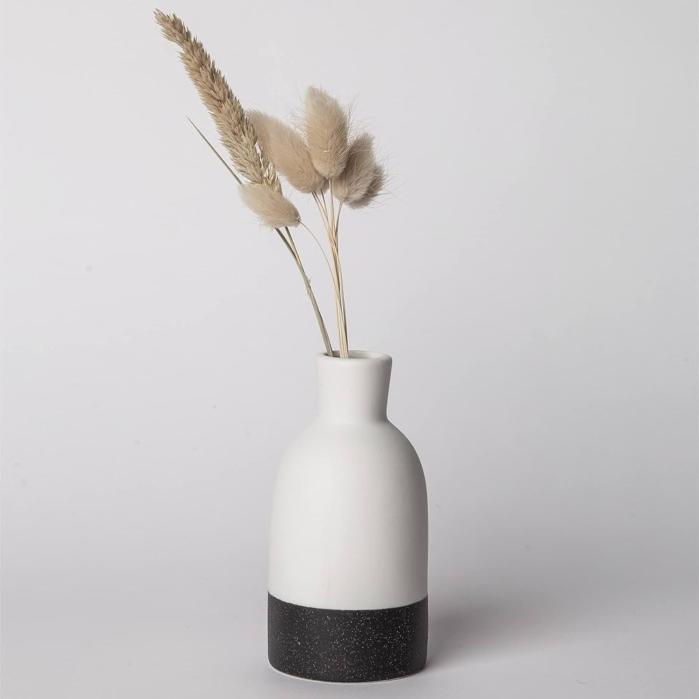 Porto Boutique Ceramic Vase - Modern Farmhouse Decorative Vases for Home Decor Accents - Minimali... | Amazon (US)