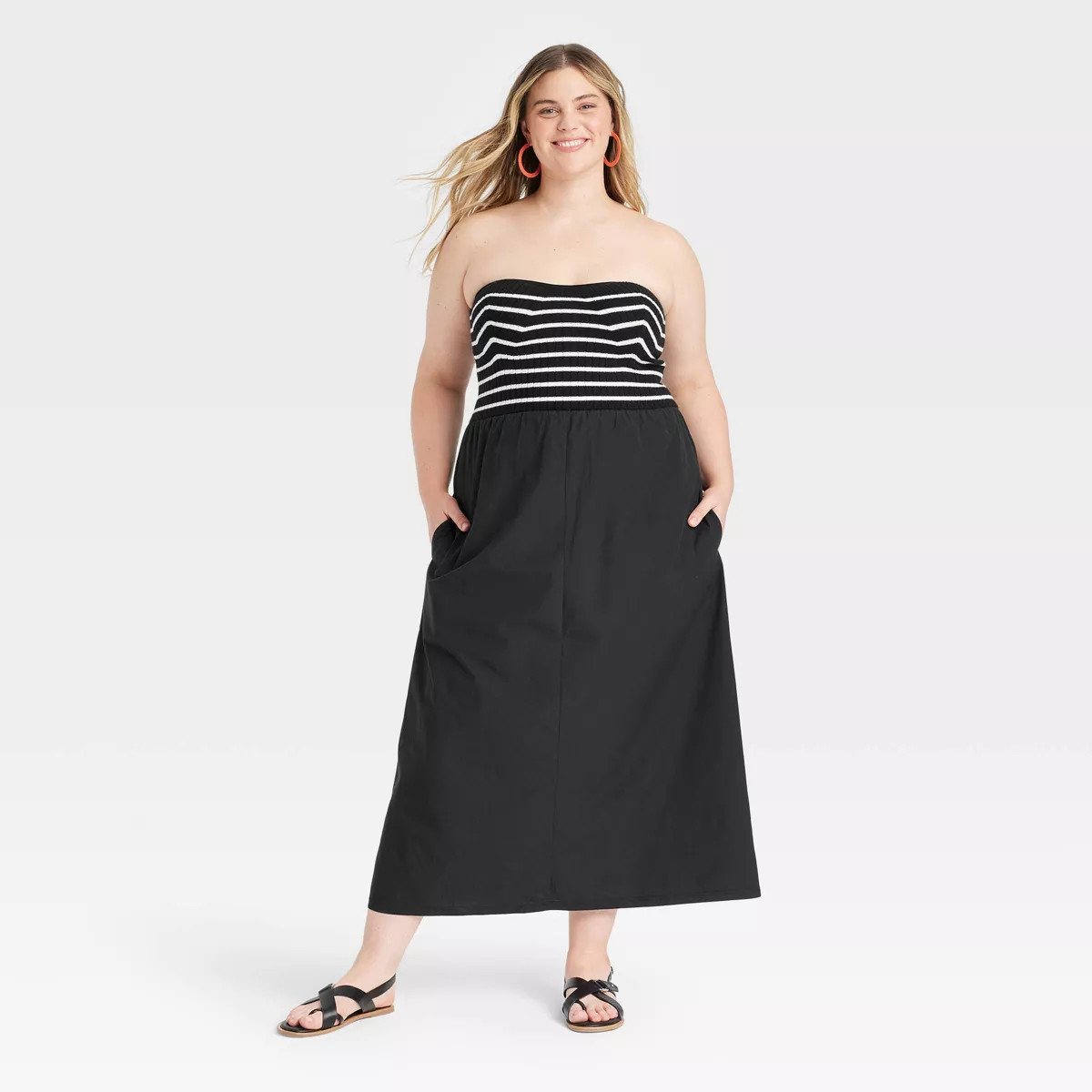 Women's Strapless Midi Sweater Dress - Universal Thread™ | Target
