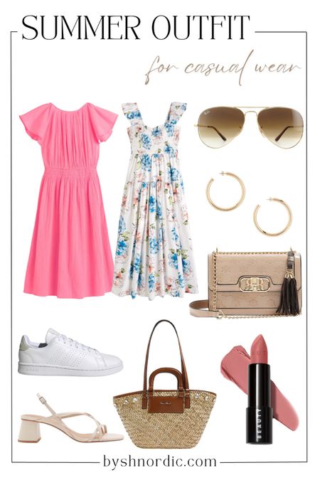 Here's a simple everyday outfit: Stylish dresses, handbags, neutral sandals, white trainers and more!

#casualstyle #ukfashion #outfitinspo #capsulewardrobe #beautypicks

#LTKbeauty #LTKstyletip #LTKFind