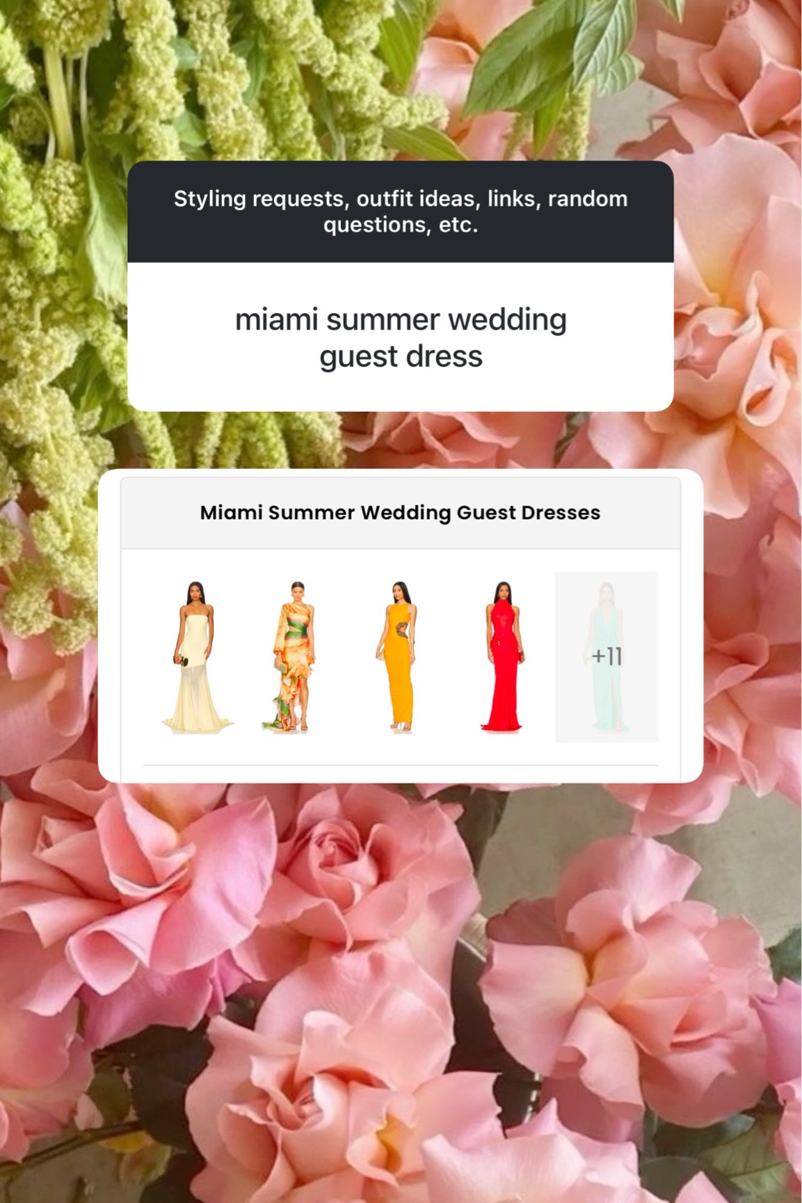 Miami summer wedding guest dresses 

#LTKMostLoved #LTKWedding #LTKParties