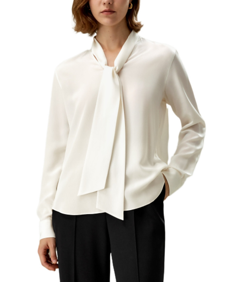 Lilysilk Silk Bowtie Blouse | Bloomingdale's (US)