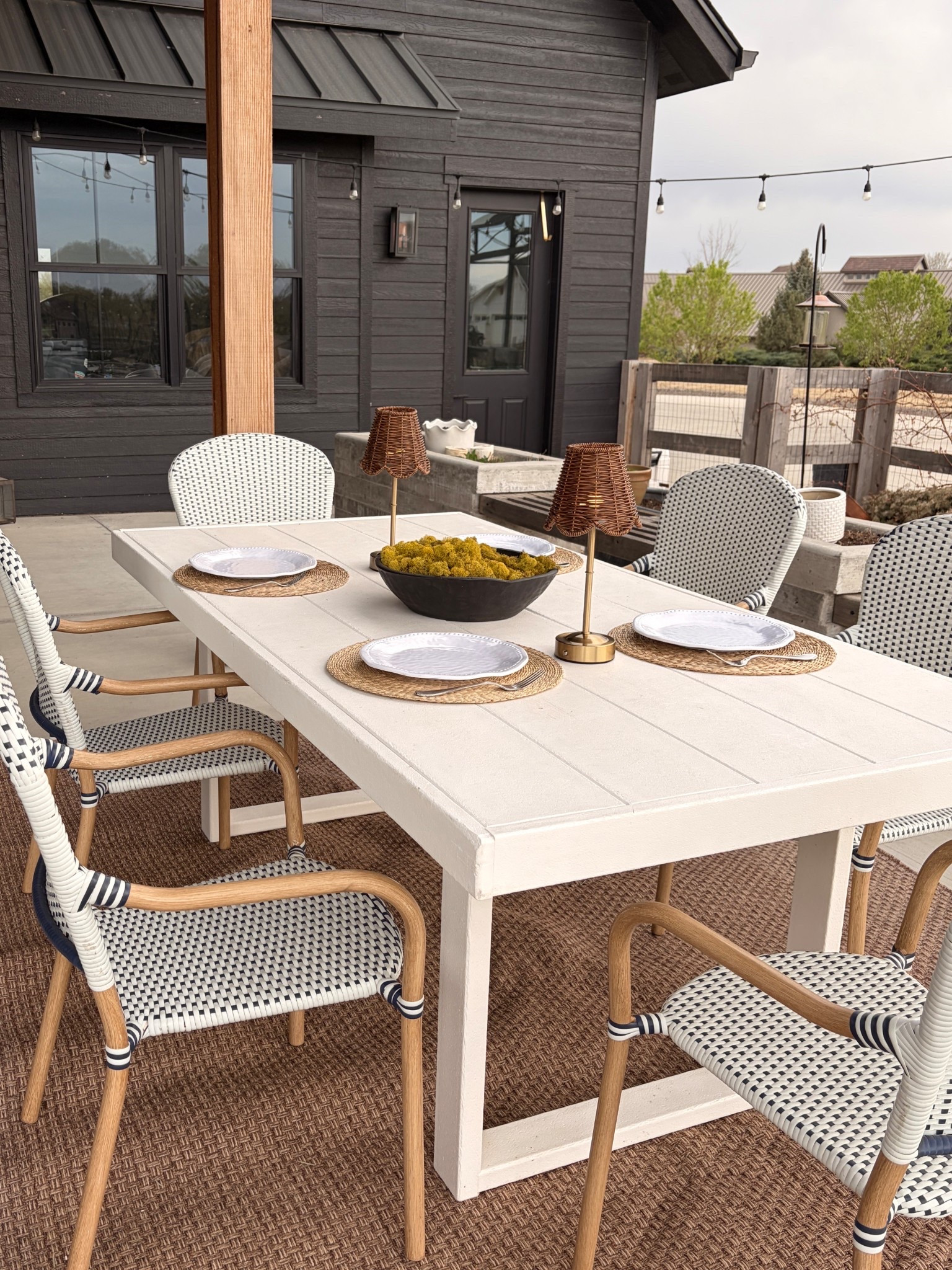 About a week ago, I realized that we didn’t eat dinner outside on the patio a single time last summer! So  I moved everything back up to the patio this week and set up our first outdoor dinner of the year. This is one of those little intentional things that I want to try to do at least once a week this summer.
How often does your family like to eat outside when the weather is nice? 

It doesn’t have to be anything fancy, but just taking your plates outside makes it feel more intentional don’t you think?

#patiodecor #outdoordining

#LTKSeasonal #LTKHome #LTKdayinmylife