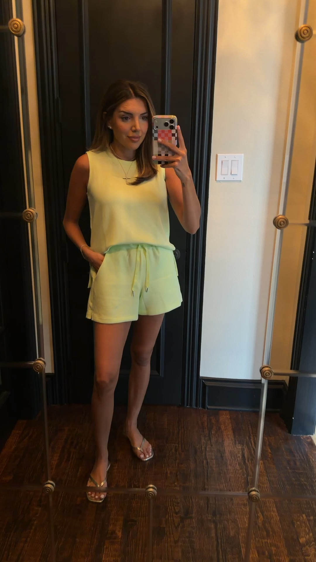 I have a variation of this set in 2 other colors so when they launched the tank i knew I needed it!! Perfect for summer temps + this color, I’m obsessed!!! This can be dressed up or down - worn with sneakers, fun sandals!! It’s sooo comfy, in @Spanx famous AirEssentials material! Would be great for camp drop off or changing around the kiddos and still wanting to look adorable! 

tank: small
shorts: small

#spanxpartner

#LTKootd #LTKActive #LTKdayinmylife
