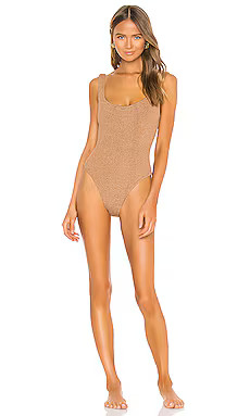 Classic Square Neck One Piece
                    
                    Hunza G | Revolve Clothing (Global)