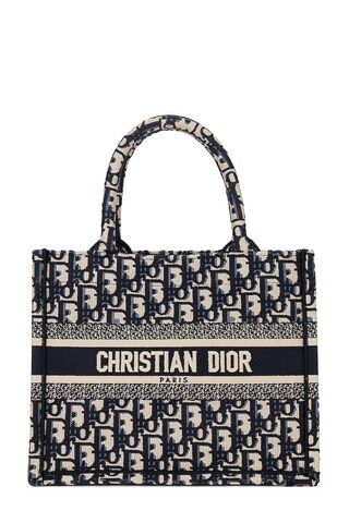 FWRD Renew Dior Book Tote Bag in Black from Revolve.com | Revolve Clothing (Global)