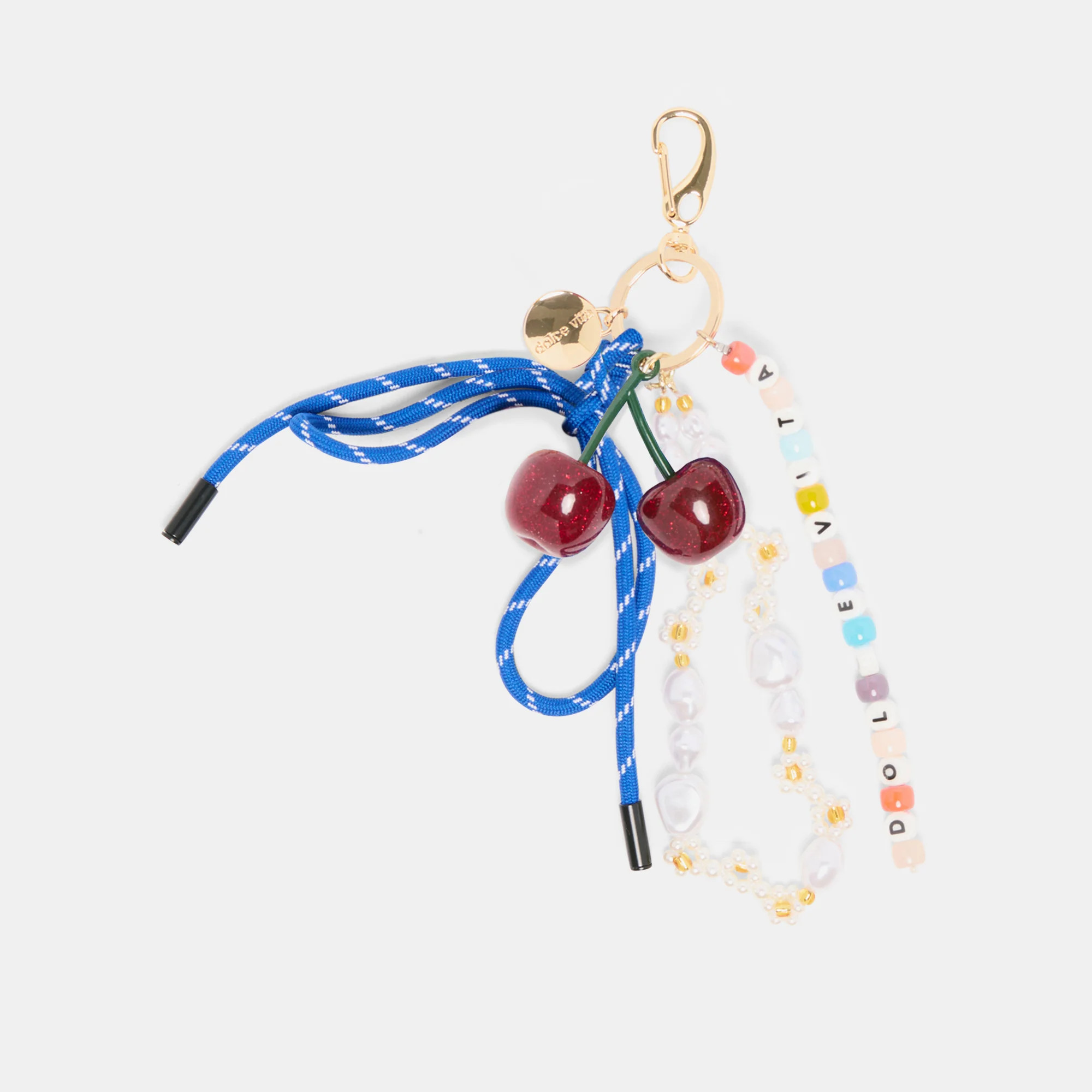 Dolce Vita Beaded Bag Charm Blue Multi | DolceVita.com