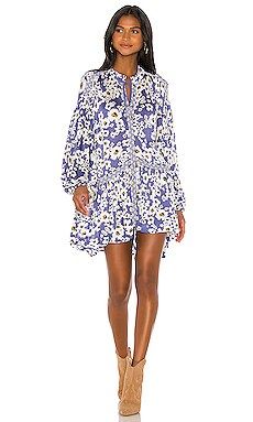 Free People Love Letter Tunic in Blue from Revolve.com | Revolve Clothing (Global)