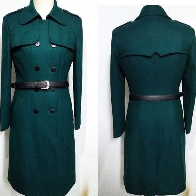 Hot Sale New Kate Middleton Princess Wool Coat Fashion Warm Double Breasted Winter Coat With Belt... | AliExpress (US)