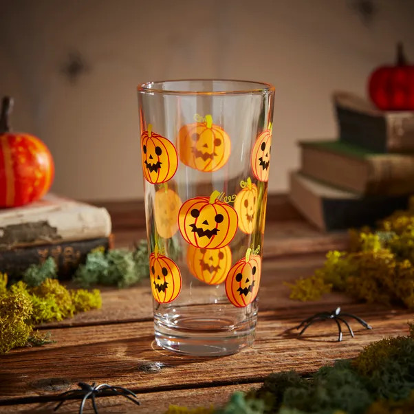 Pumpkin Highball Glass | Dunelm