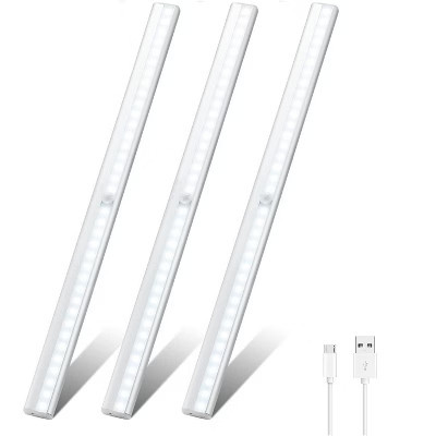Link Stick Anywhere 36LEDs Motion Sensor Light Bar - Great for Under the Cabinet, Closets, Hallway, Stairs - 3 Color Modes - 3 Pack | Target