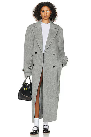 Bold Shoulder Long Coat | FWRD 