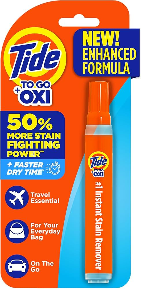 Tide Stain Remover for Clothes, To Go Pen, Instant Spot Remover for Clothes, Travel & Pocket Size... | Amazon (US)