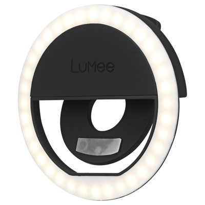 LuMee Studio Portable LED Clip Ring Light - Black | Target