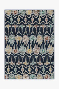 Corellian Ikat Black Rug | Ruggable