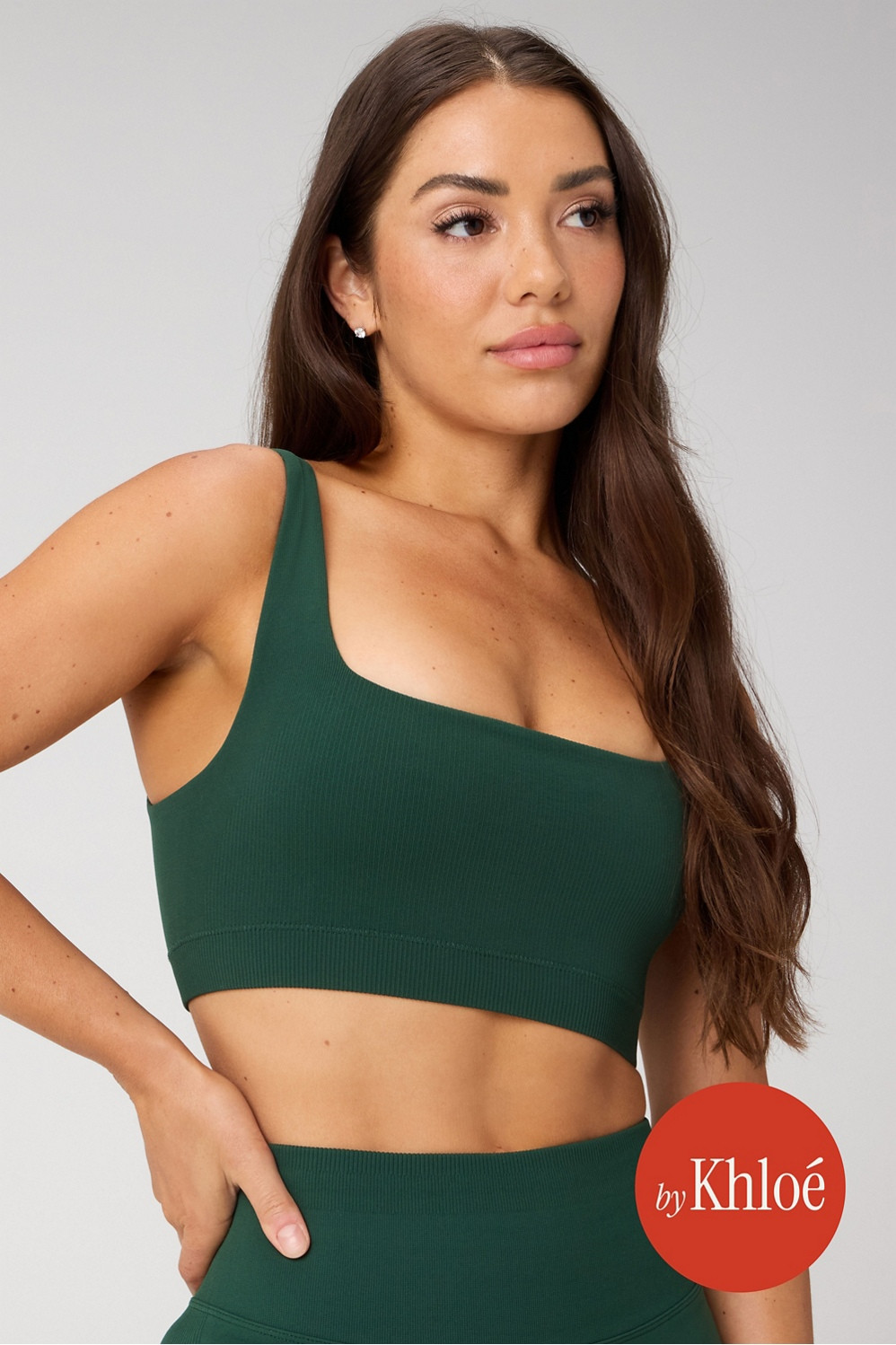 Sleek Seamless Square Neck Low Impact Bra | Fabletics