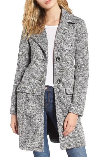 Women's Steve Madden Belted Fleece Jacket, Size X-Small - Grey | Nordstrom