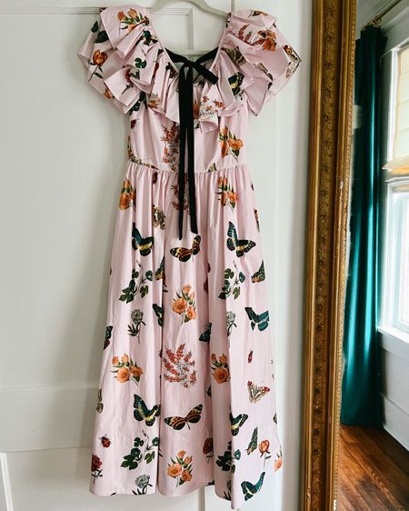 Butterfly print midi dress, pink puff sleeve dress, Jennifer Sumko for Dillards & Antonio melani 

Spring dress, Easter dress 

#LTKstyletip #LTKSeasonal