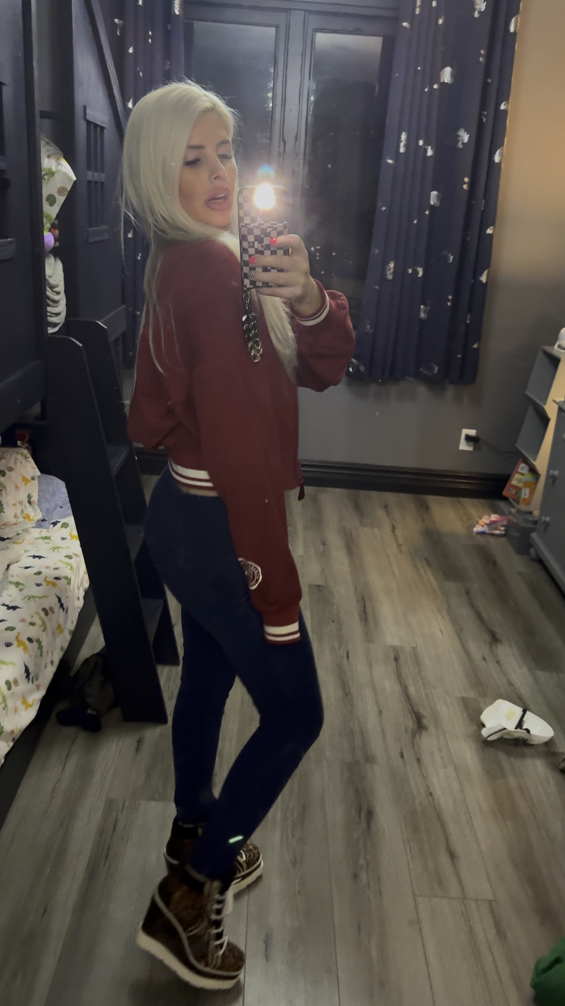 Kids football day outfit ♥️ I’m obsessed with this jacket. I have it in black as well.

#LTKSpringSale #LTKstyletip #LTKsalealert