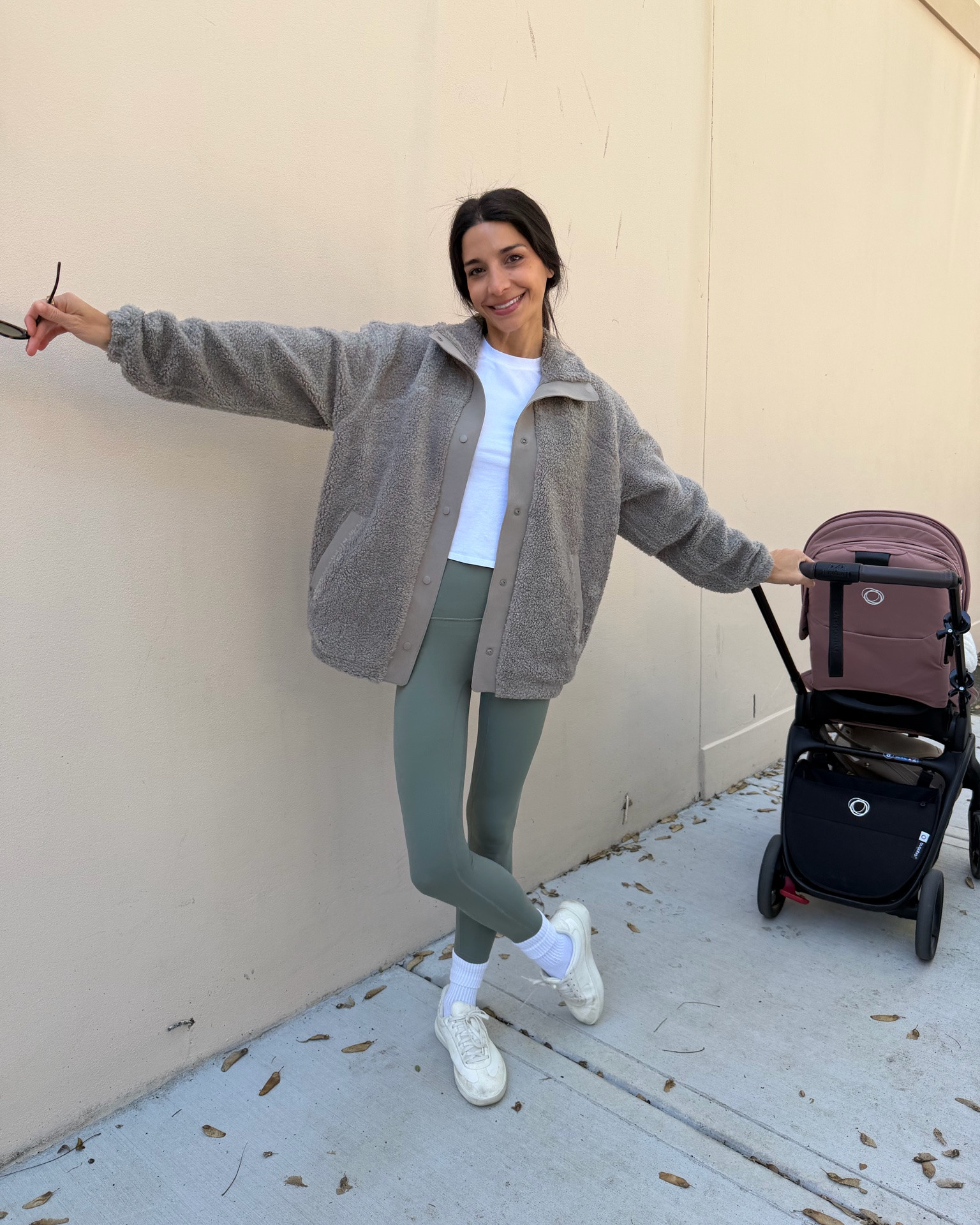Winter layers ! Love the colour of this fleece, the neutral I don’t know I needed! Very oversized and wearing a size XS, super comfy and SO warm and now on sale! Comes in black and white too. 

T-shirt is size M and leggings size 2.

#LTKaustralia #LTKwinter #LTKstyletip