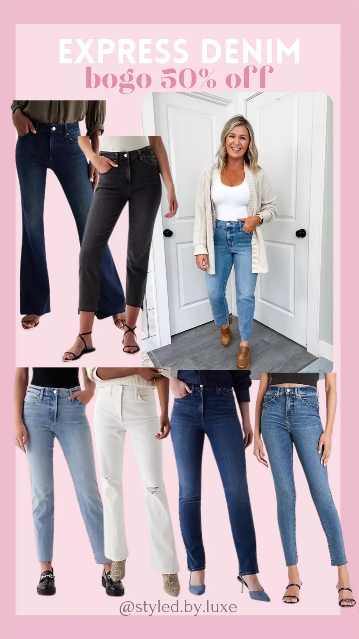 Express High Waisted Jeanshigh Waist Skinny Jeans For Women