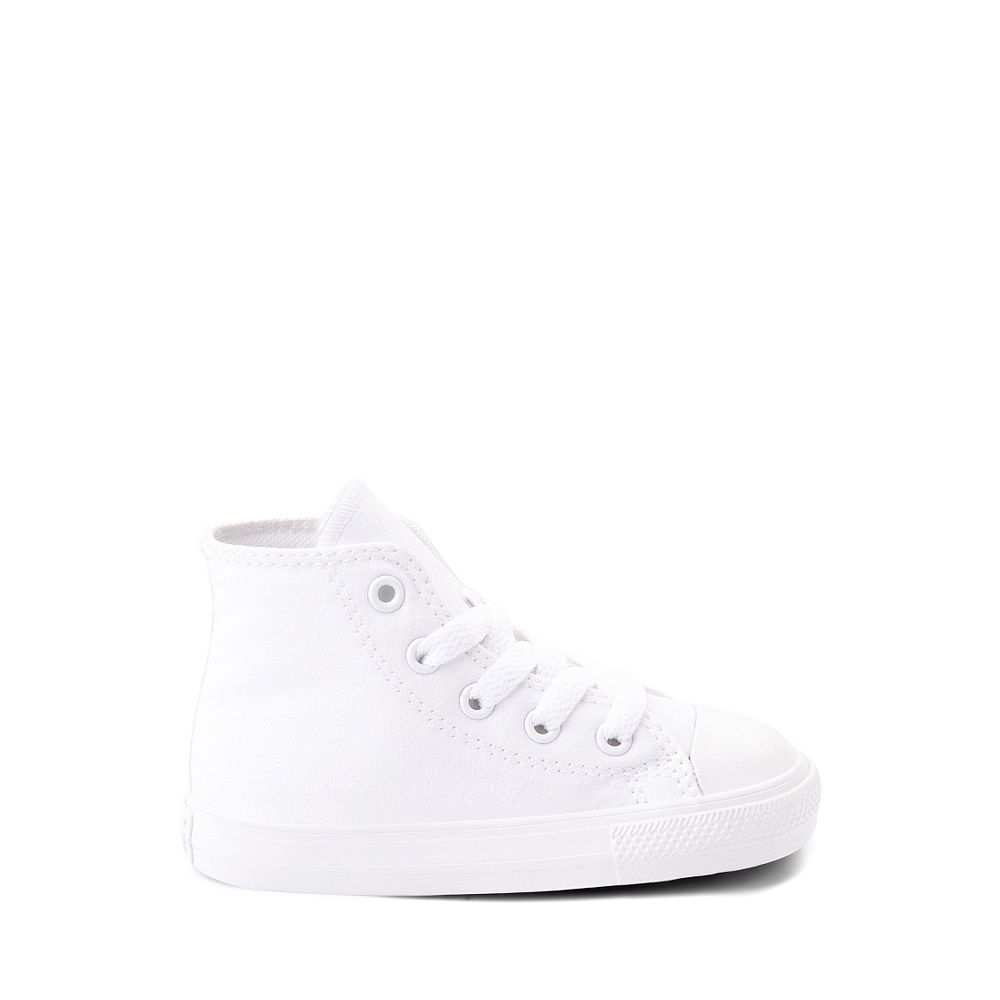 Converse Chuck Taylor All Star Hi Sneaker - Baby / Toddler - White Monochrome | Journeys