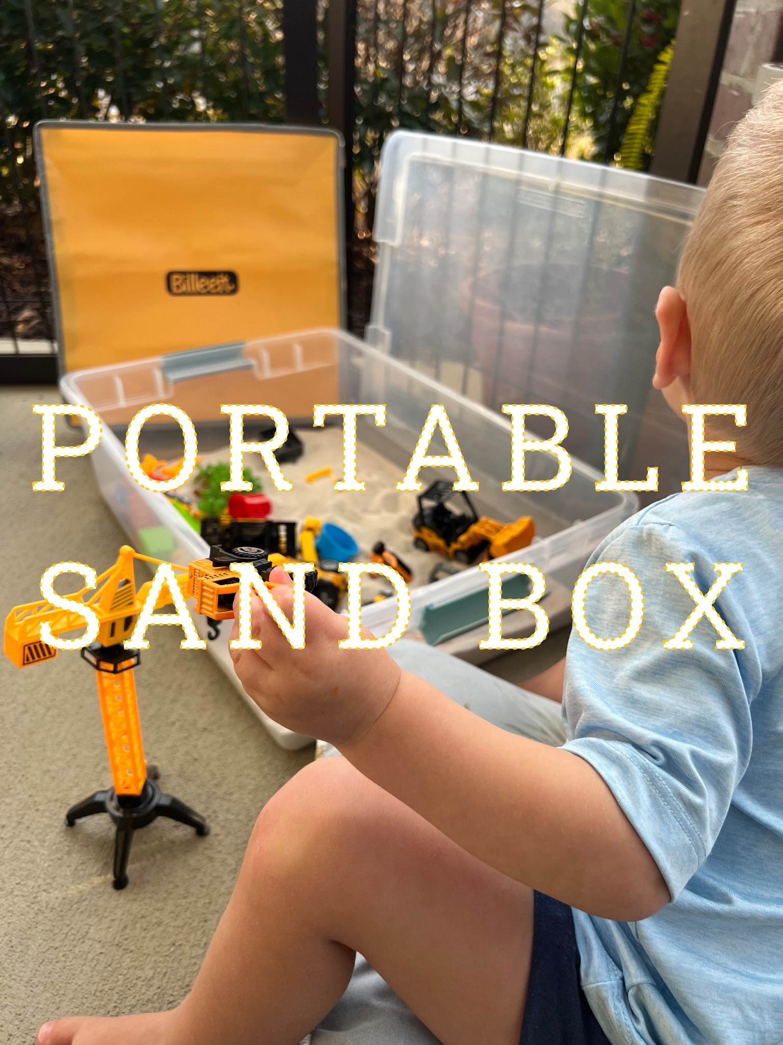 These portable sand boxes take one of the top spots for best present this year! All of the construction toy fun with less mess and less sibling fighting! Each brother has their own box with identical trucks and they stay occupied for so long. Also so amazing for our sensory seekers!

#LTKKids #LTKmomlife #LTKHome
