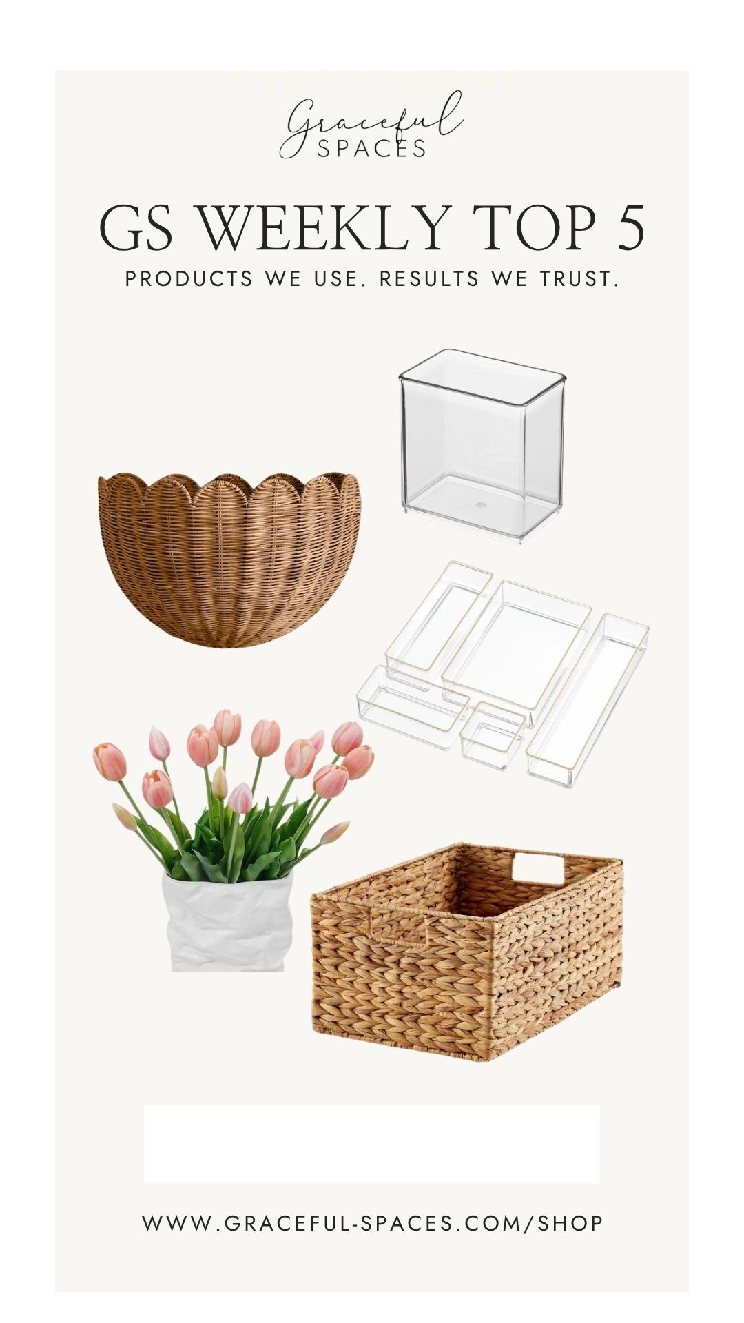 A beautiful collection of products for this week's Top 5!  Shop Amazon and The Container Store for these fabulous finds.

#LTKHome