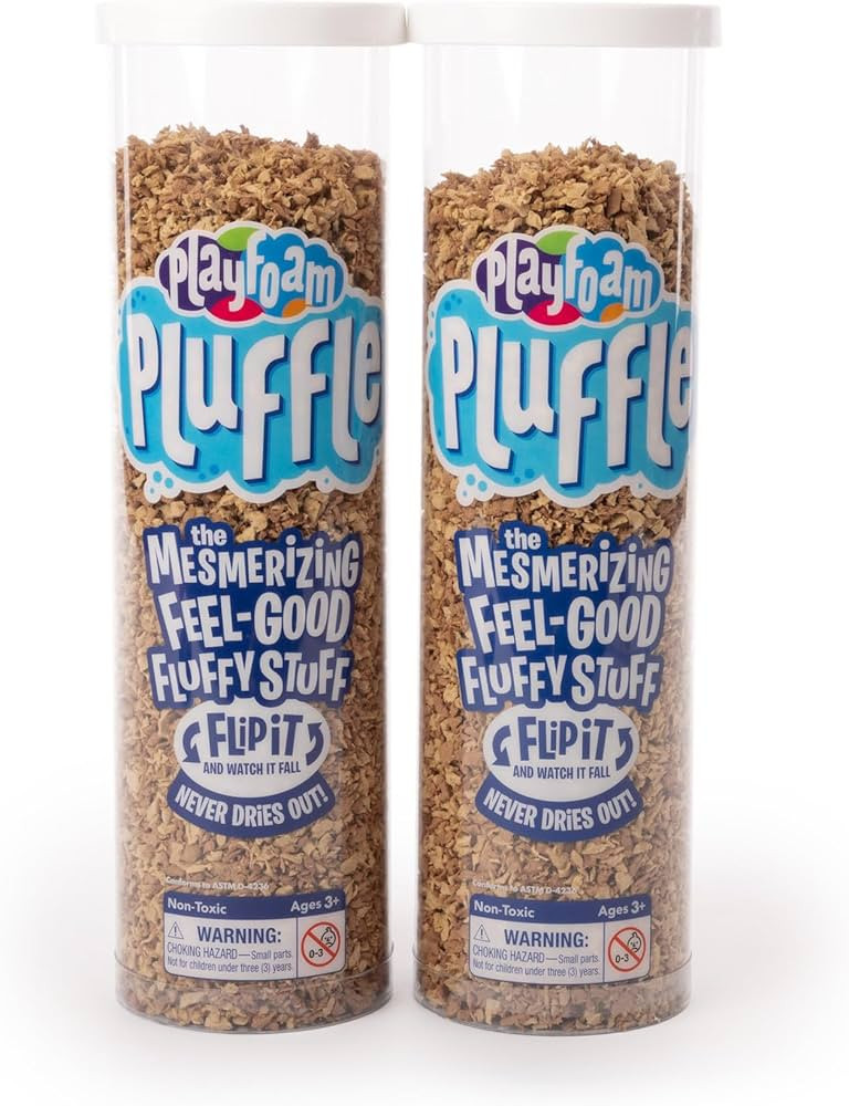 Educational Insights Pluffle® Sand 2-Pack - Sensory Bin Foam Set, No Mess Alternative to Sand To... | Amazon (US)