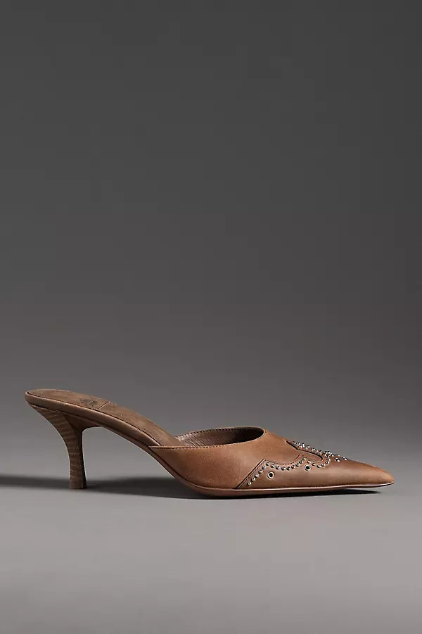 Head-West Pointed-Toe Heeled Mules | Anthropologie (US)