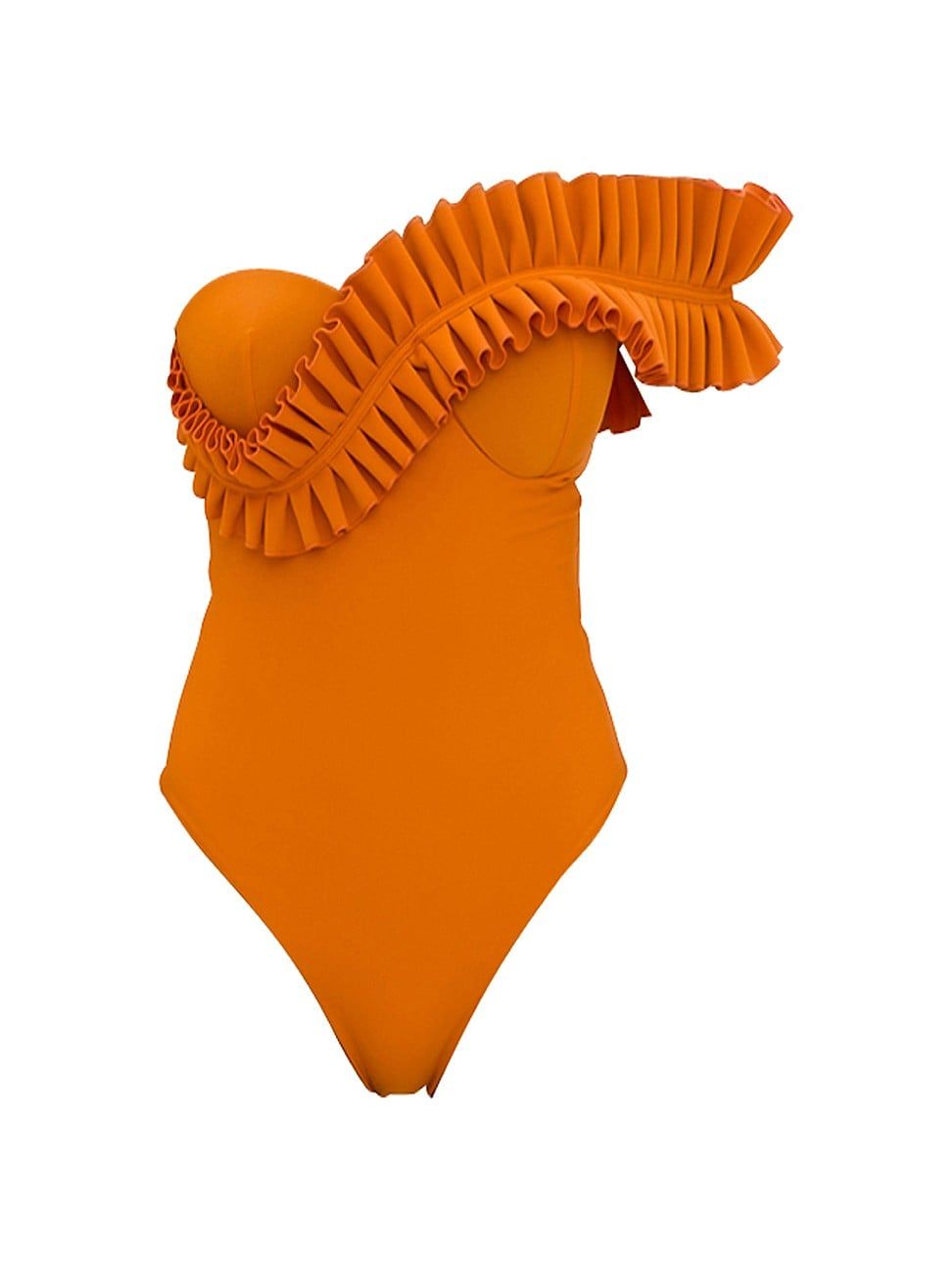 Nisi Ruffle One-Piece Swimsuit | Saks Fifth Avenue