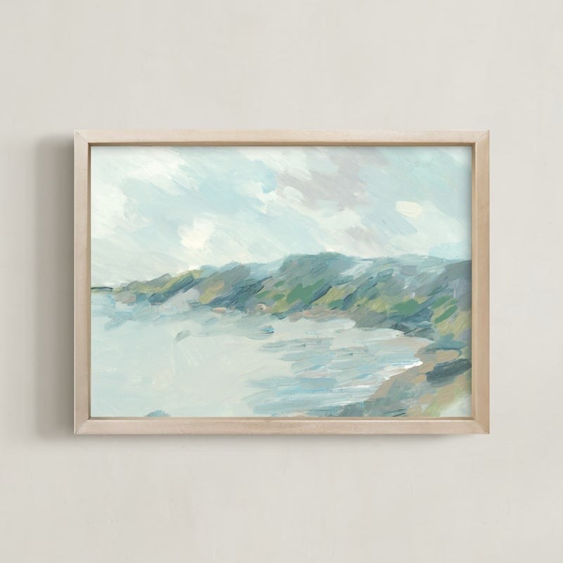 A perfect coastal scenic painting to bring a sense of calm to any space 