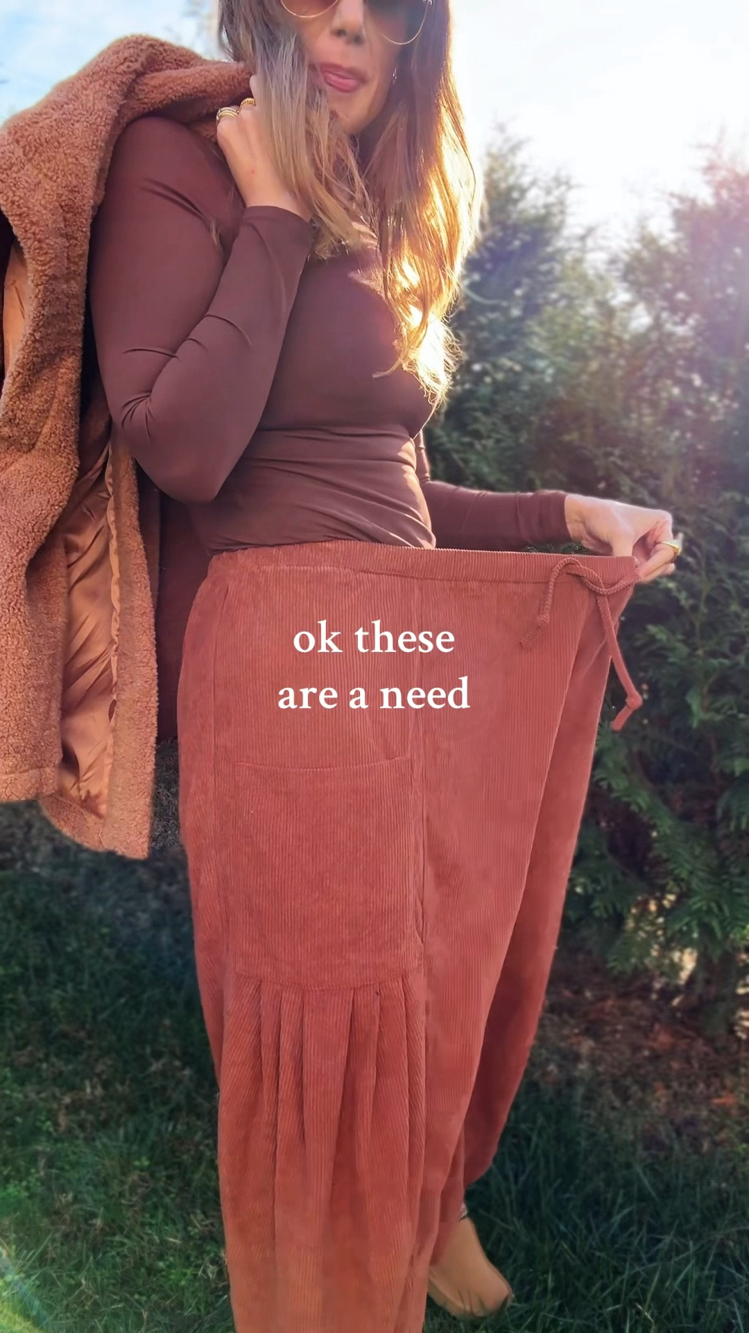 Soft, slouchy corduroy — the coziest wide-leg pants for chill days and effortless outfits.

#corduroypants #widelegpants #palazzo #harempants #fallwardrobe #comfyclothes

#LTKootd #LTKSaleAlert