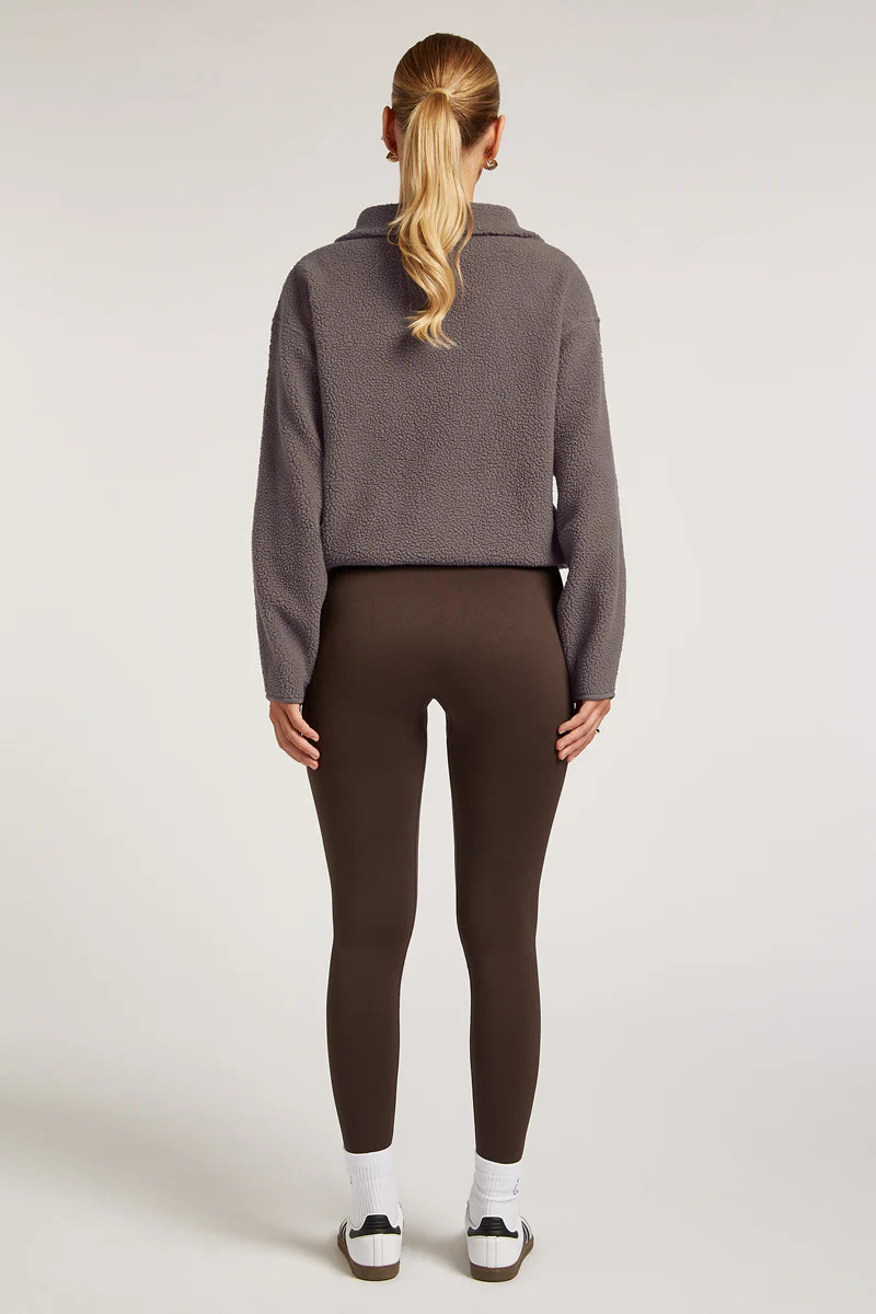 ALIX Half-Zip Muted Mauve | 4TH ARQ | 4tharq 