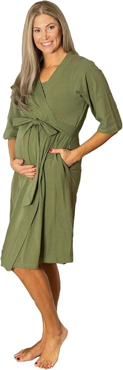 Baby Be Mine Maternity Labor Delivery Nursing Robe Hospital Bag Must Have | Amazon (US)