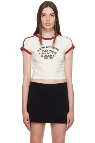 Off-White 'Speedway' T-Shirt | SSENSE