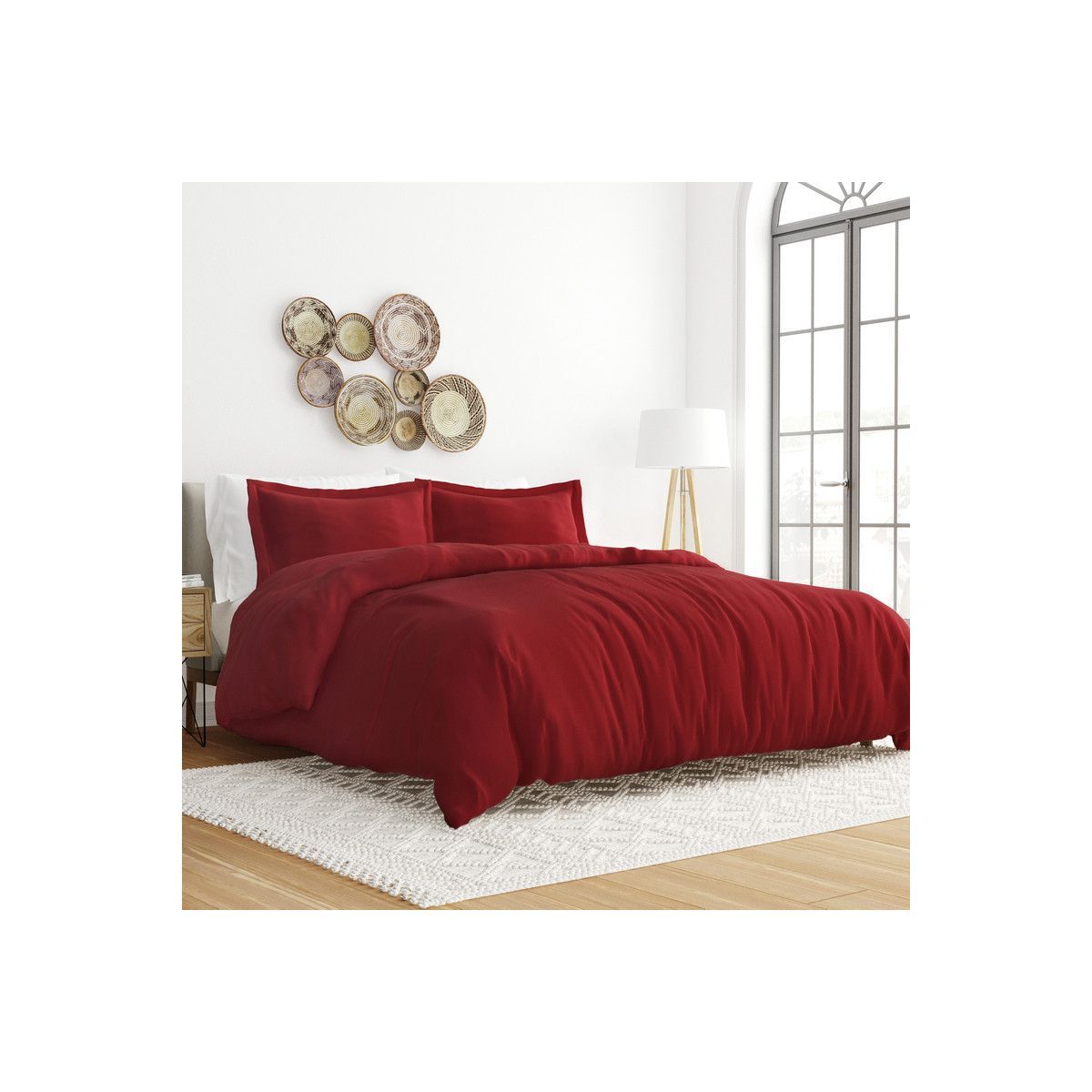 Solid 3 Piece Duvet Cover Sets, 19 Colors - Ultra Soft, Easy Care, Wrinkle Free - Becky Cameron | Target