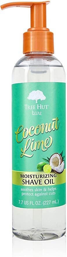 Tree Hut bare Moisturizing Shave Oil, Basic, Coconut-Lime, 7.7 Fl Oz | Amazon (US)