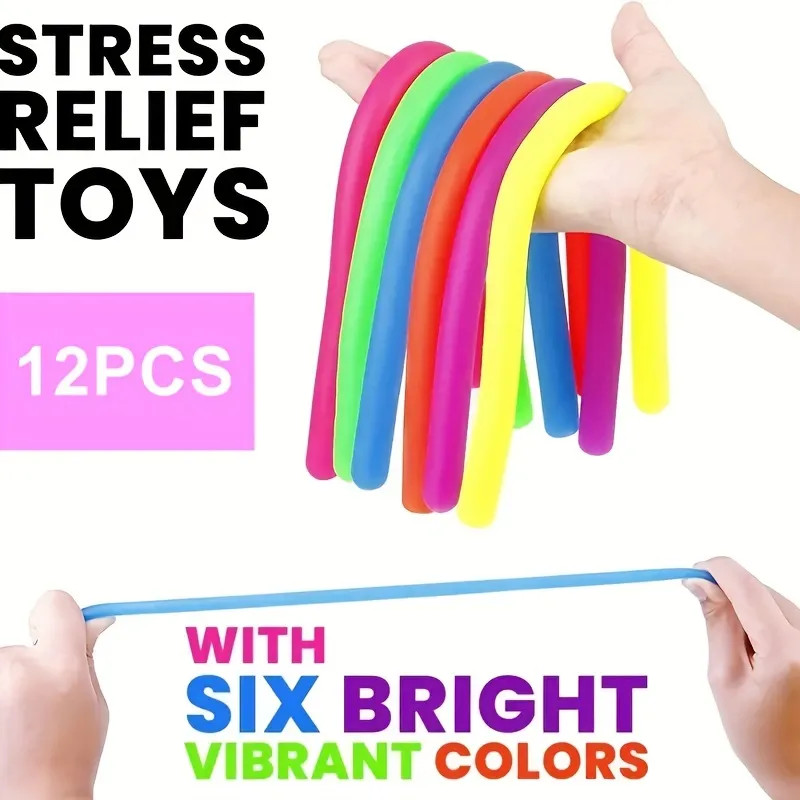 Stress Relief Toy Anti Fidget Soft Glue Elastic Rope Anti Anxiety Autism Gift For Kids And Adults... | Temu Affiliate Program