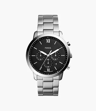 Neutra Chronograph Stainless Steel Watch | Fossil (US)