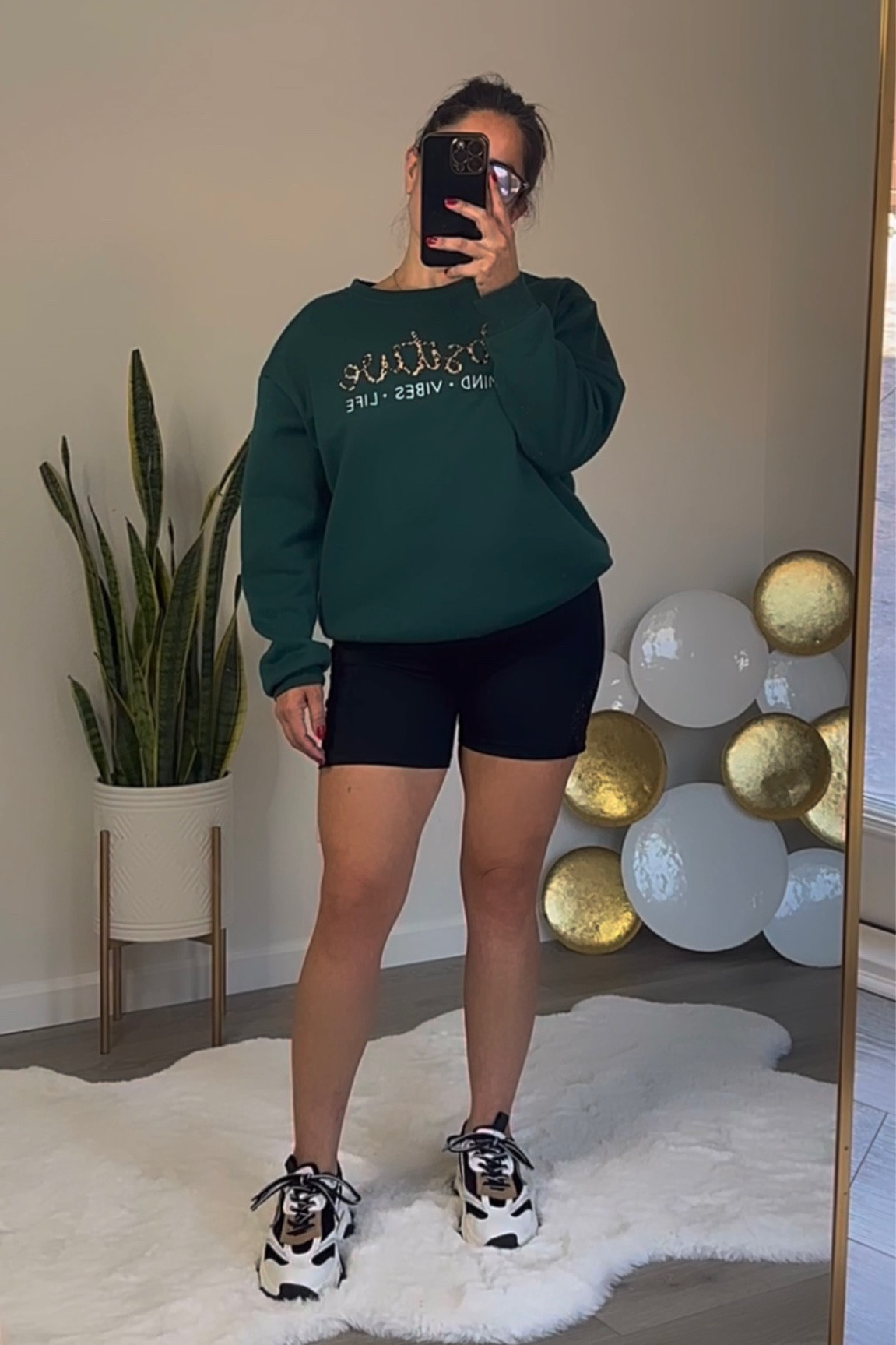 Positive mind-vibes-life 🌈
Sweater: Small
Biker shorts: small
Sneakers: 6 W

#LTKshoecrush #LTKSeasonal #LTKfindsunder50