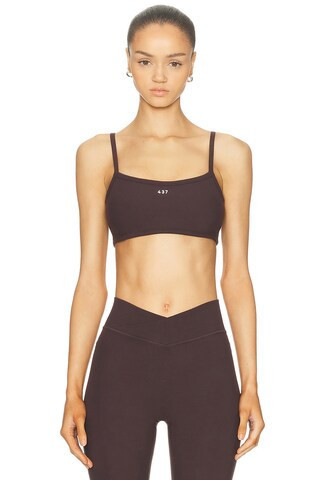 437 The Micro Bra in Chocolate | FWRD 