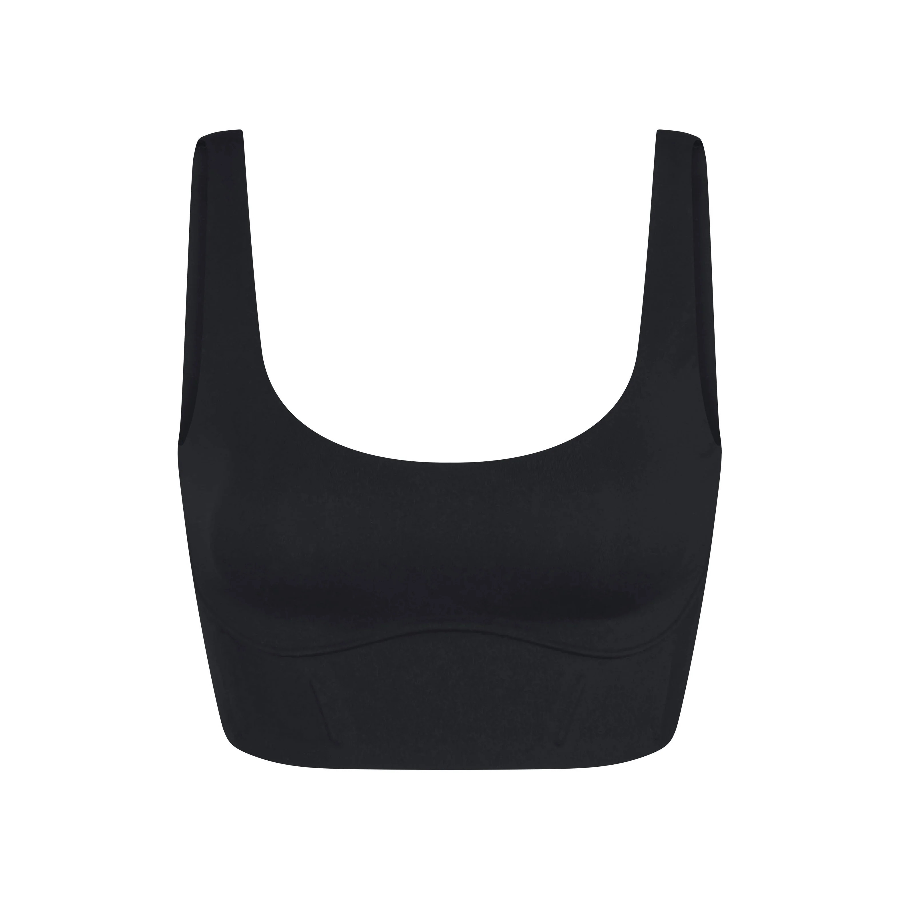 NikeSKIMS MATTE LONGLINE CORSET BRA | OBSIDIAN | SKIMS | SKIMS (US)