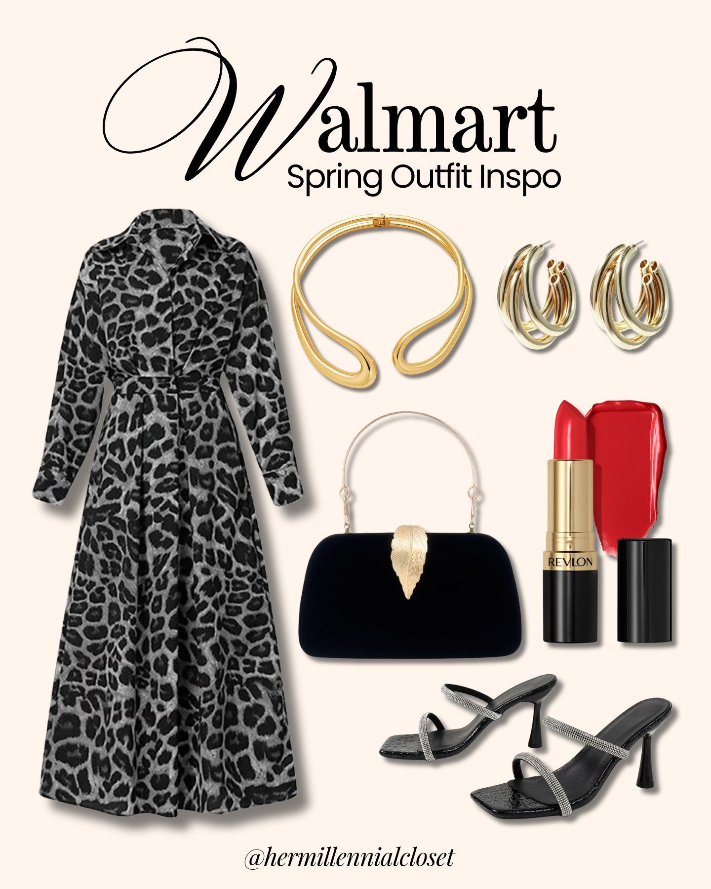 Walmart Spring Outfit 🐆

Bold, elevated, and statement-ready, shop the look sis ✨ 

 #LTKootd #LTKSeasonal