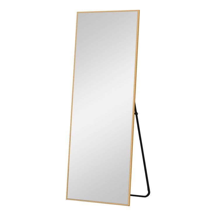Kohana 64" x 21" Aluminum Alloy Framed Full Length Mirror Wall Mounted Leaning against the Wall f... | Target