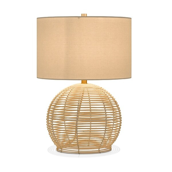 Bryn Modern Coastal Table Lamp in Rattan | Bed Bath & Beyond