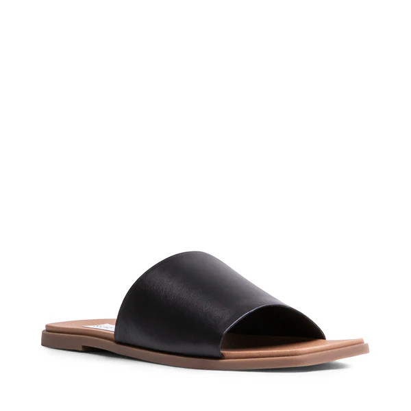 KARRMAA BLACK LEATHER | Steve Madden (Canada)