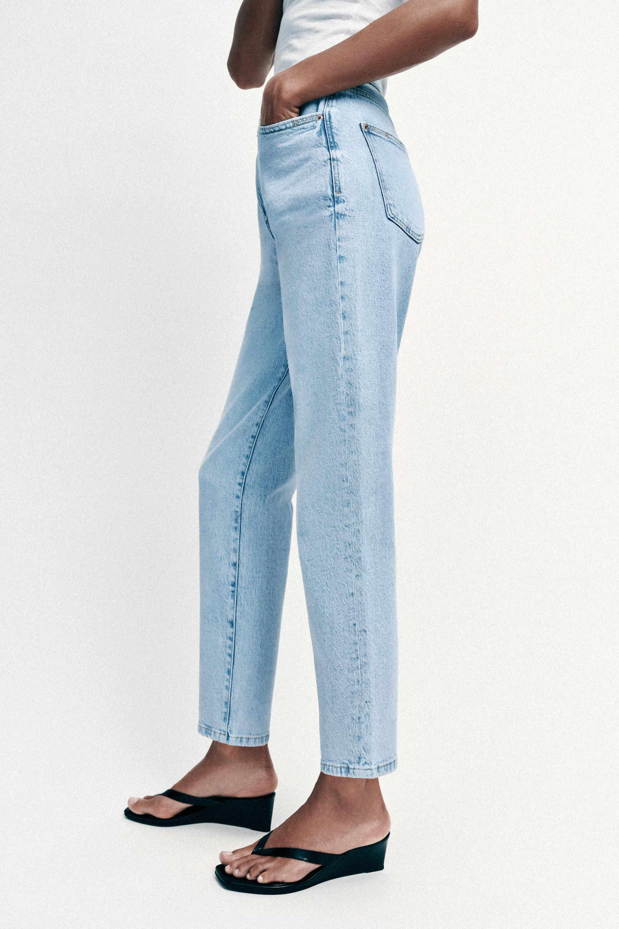 Z1975 HI-RISE MOM FIT JEANS | Zara US